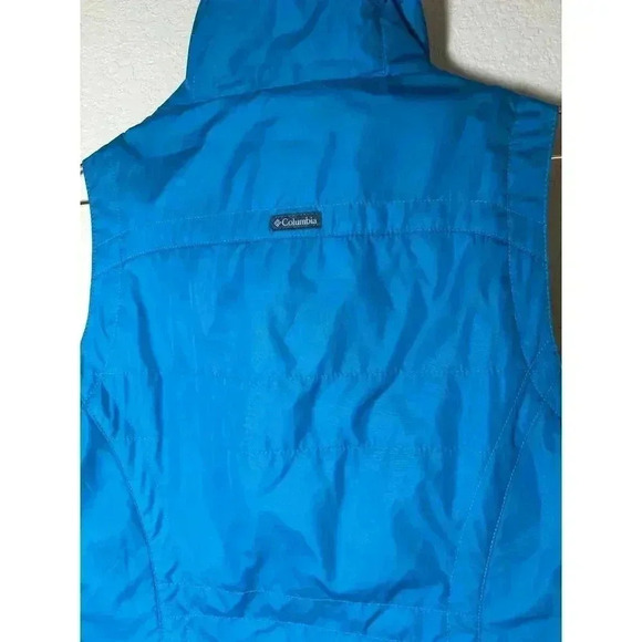 Columbia woman’s vest size small in excellent condition blue fleece lining - Picture 5 of 10